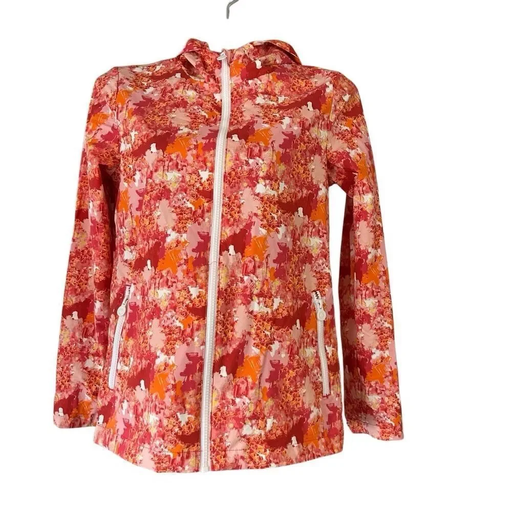 HUNTER rain coat jacket zippered with pockets size Large kids